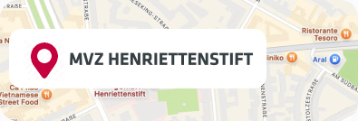 Kartenausschnitt Hanriettenstift